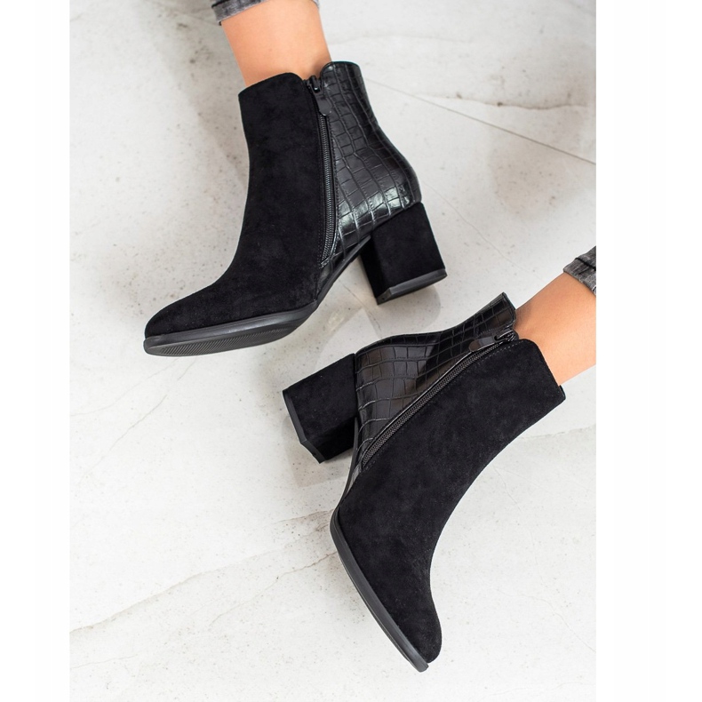 Filippo Čizme sa zmijskim printom crno 1