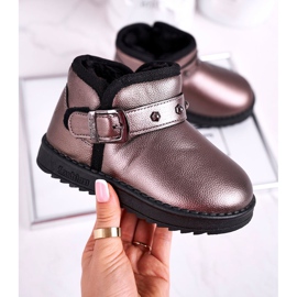 Apawwa Tople dječje čizme za snijeg Jinnie siva višebojan 1