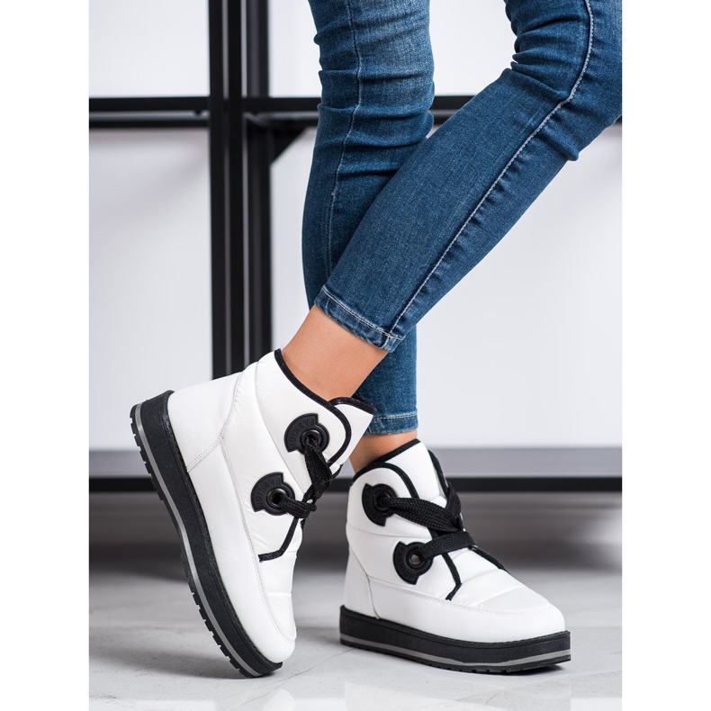 SHELOVET Modne čizme za snijeg bijela 1