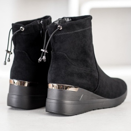 Camo Čizme od antilopa crna 1