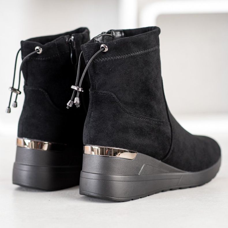 Camo Čizme od antilopa crna 1