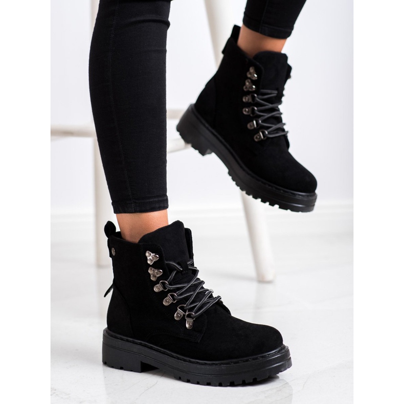 Bestelle Traperi na platformi crna 1