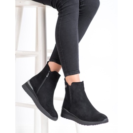 Gogo Tople čizme na klin crna 2