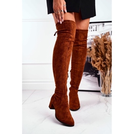 Ženske čizme Sergio Leone lycra deva KZ281 smeđa višebojan 1