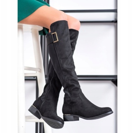 Evento Čizme s ukrasnim pojasom crna 1