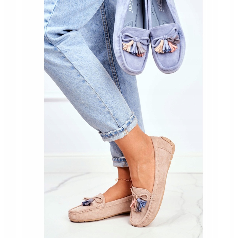 Evento Ženske natikače antilop 20PB35-2003 bež Donna Mia 1