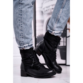 Ženske radne čizme Black Bear crna 1