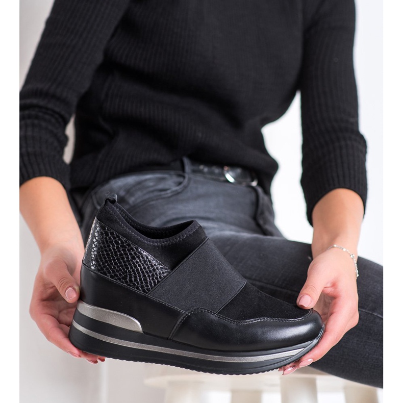 Gogo Tenisice na navlačenje crna 2