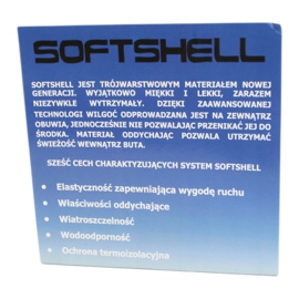 American Club Američke softshell čizme s mornarskom membranom SN12 / 20 crno mornarsko plava 1