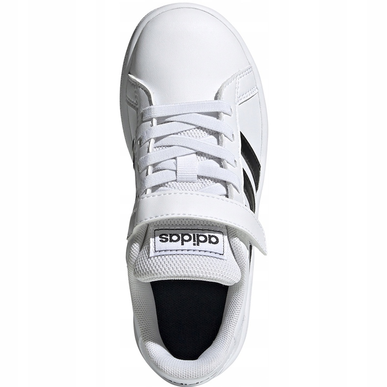 Dječje cipele adidas Grand Court C bijele i crne EF0109 bijela 1