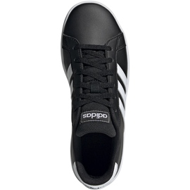 Adidas Grand Court K dječje cipele crno -bijele EF0102 crna 1