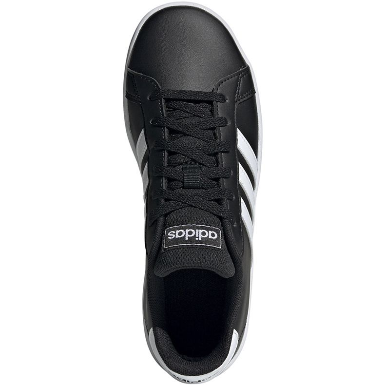 Adidas Grand Court K dječje cipele crno -bijele EF0102 1