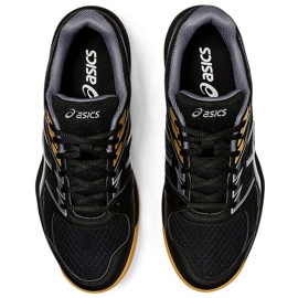 Asics Upcourt 4 crne 1071A053 001 muške cipele za odbojku crno crno 1