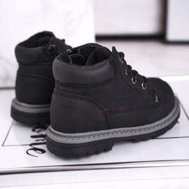 Apawwa Dječje dječačke crne čizme Moa čizme crna 2