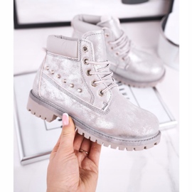 MSMG Dječje tople čizme sa klinčićima Silver Gonzo srebro 2