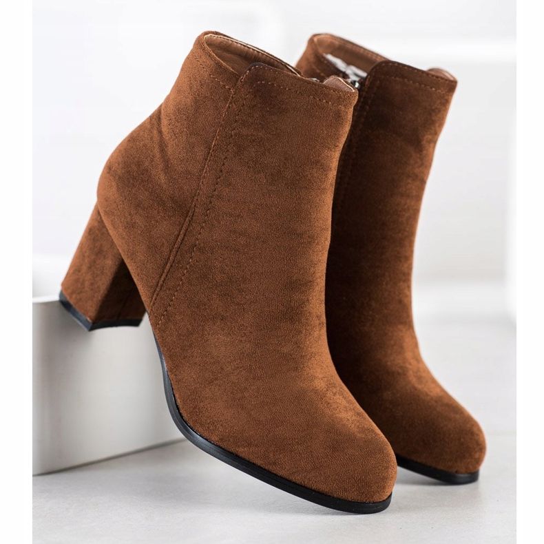 Wilady Modne čizme od kamile smeđa višebojan 2