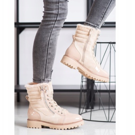 SHELOVET Elegantni hvatači s zagrijavanjem bež 2