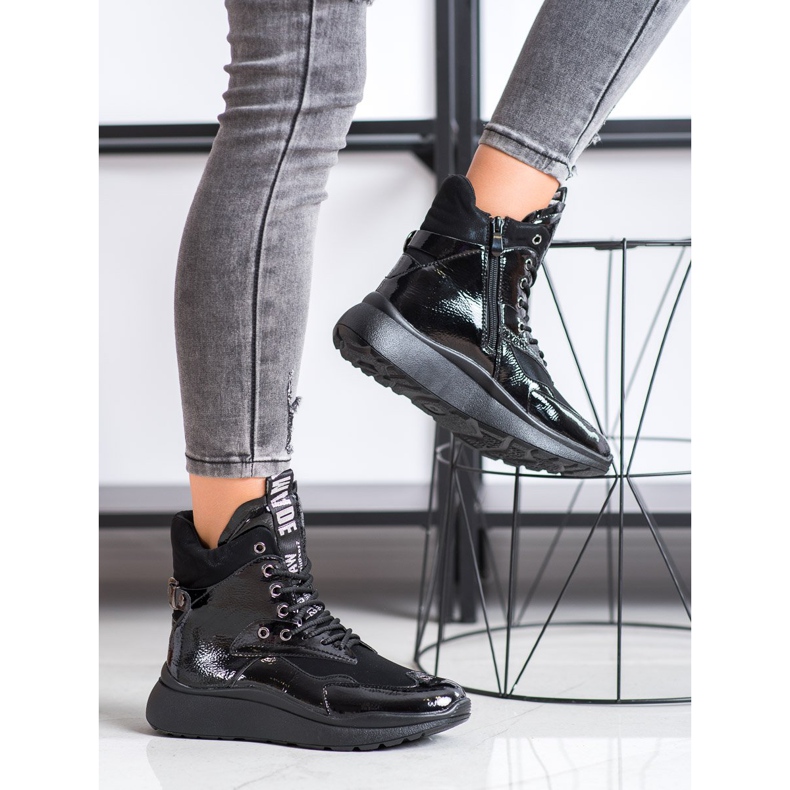 SHELOVET Sportske čizme s izolacijom crno 1