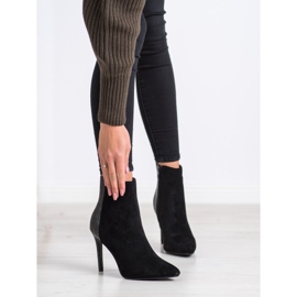 Small Swan Sexy Snake Print s visokim potpeticama crna 1