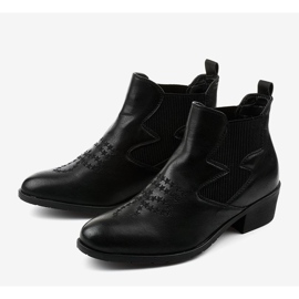 Crne niske kaubojske čizme iz Fancyroota crno 2