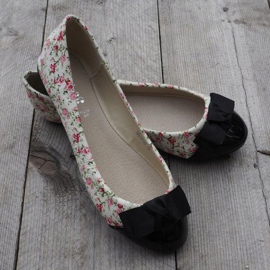 Balerine s mašnom 6148 u boji bijela 1