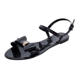 PT7-1 Crne gumene sandale crna 1