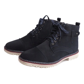 Visoko zagrijane cipele na vezanje M589 Granat tamnoplava 1