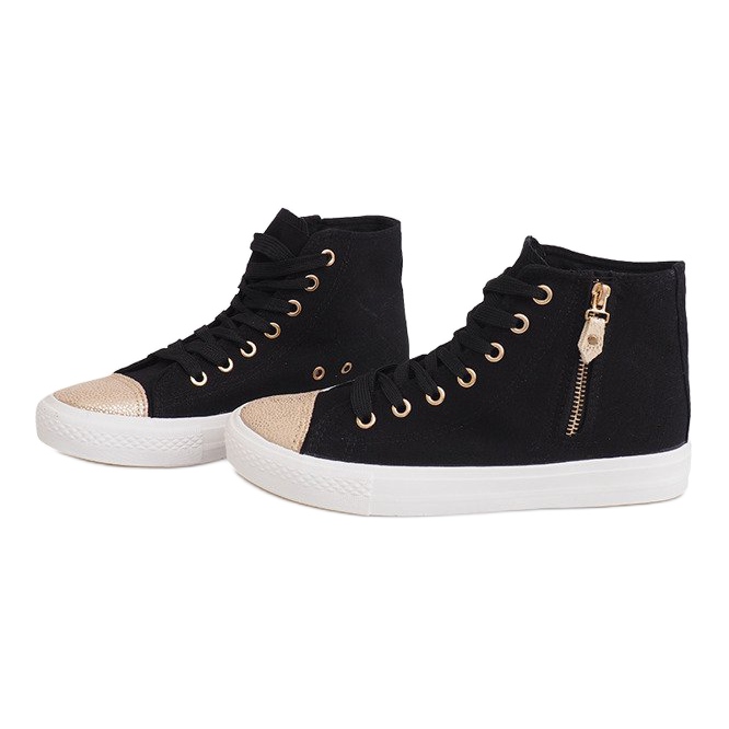 Tenisice High Slider Hit Tenisice H-11 Crne bijela 1