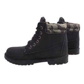 Izolirane drvene čizme MD1710C Crna 1