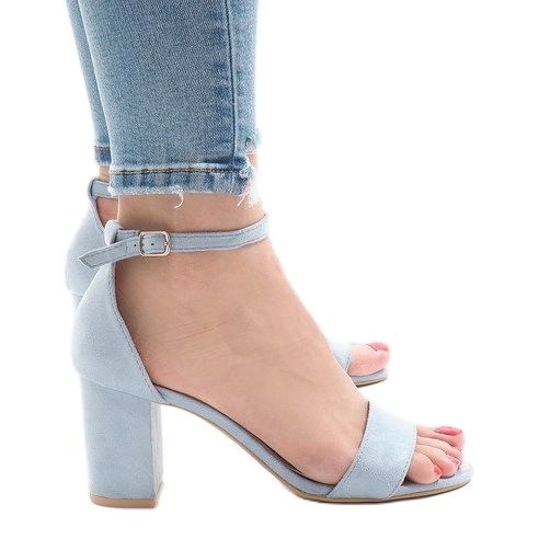 Plave sandale na petu 5102 plava 1