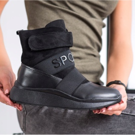 SHELOVET Tople sportske čizme crna 2