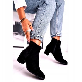 Crne čizme od antilopa Sergio Leone BT528 crno 1