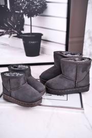 Tople dječje snježne čizme za mlade Grey Gooby siva 3