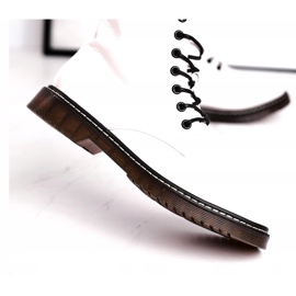 Evento Ženske čizme, lakirane bijele čizme 20bt35-3001 bijela 1