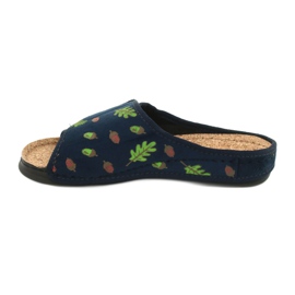 Befado Inblu ženske cipele 155D115 mornarsko plava zelena 2