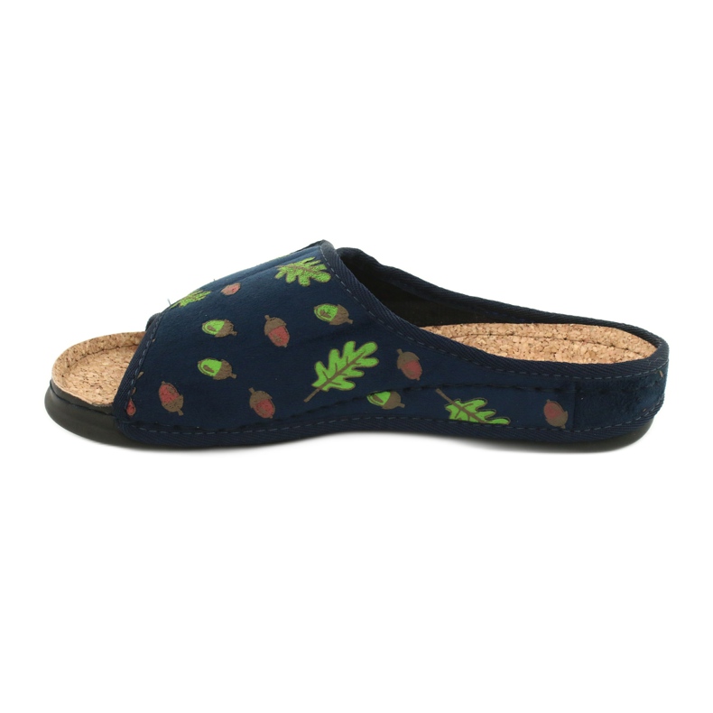 Befado Inblu ženske cipele 155D115 tamnoplava zelena 2