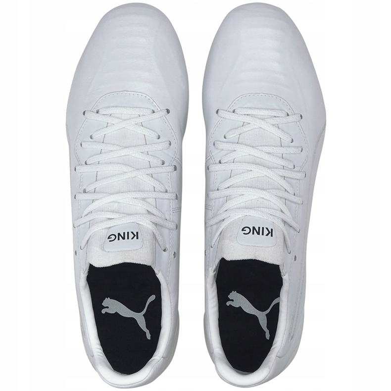 Kopačke Puma King Platinum Fg Ag bijele 105606 03 bijela bijela 1