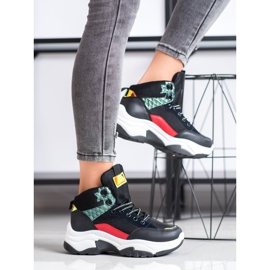 SHELOVET Šarene tenisice crno raznobojna 2