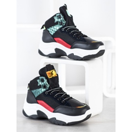 SHELOVET Šarene tenisice crno raznobojna 1