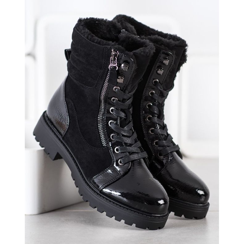 SHELOVET Elegantni hvatači s zagrijavanjem crna 1