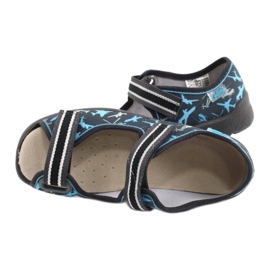 Befado dječje cipele 869Y143 crna plava siva 5