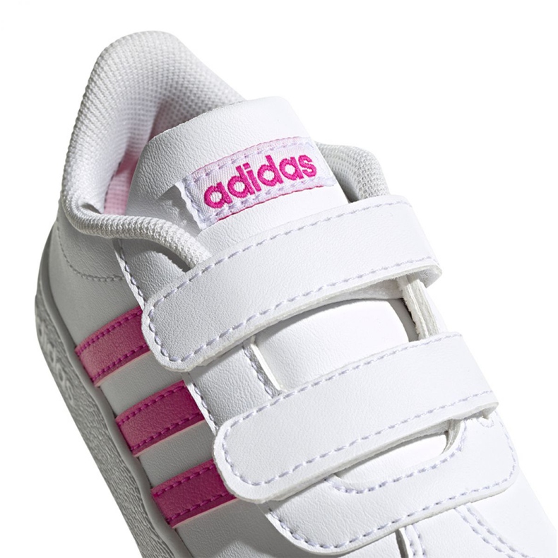 Adidas cipele Vl Court 2.0 Cmf Jr EG3890 bijela ružičasta 1