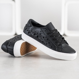 J. Star Niske tenisice sa zvijezdama crna 1