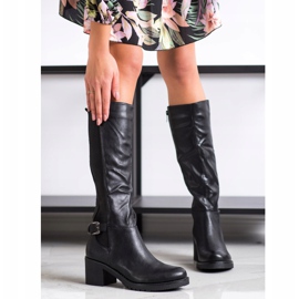 Flyfor Udobne crne čizme crno 1