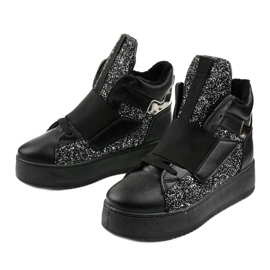 Crne čizme s izolacijom od Hentevara crna srebro 2