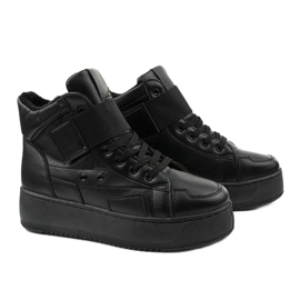 Crne izolirane čizme tvrtke Riverview crna 1