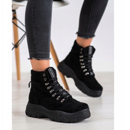 SHELOVET Crne modne zamke crna 1