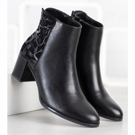 Sergio Leone Tople čizme s uzorkom crna 2