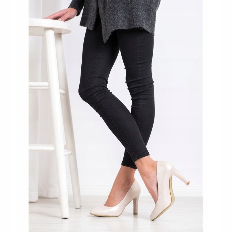 Goodin Pumpe za visoke pete bež 2