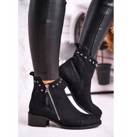 Ženske tople čizme od antilopa Laura Messi Crna 1879 1